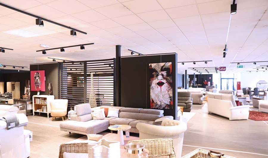 Aménagement cellule commerciale Mobilier de France à Valenciennes