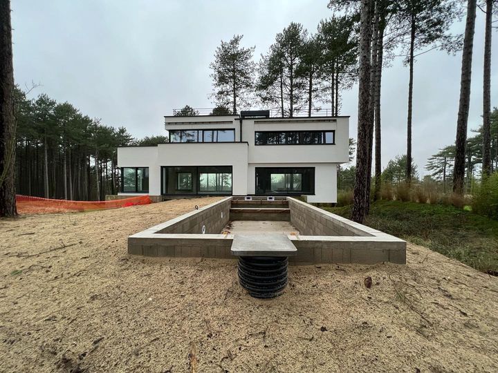 Chantier piscine Hardelot