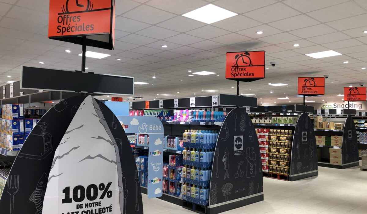 Réhabilitation cellule commerciale en Lidl à Linselles