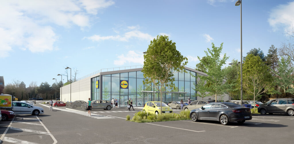 Réhabilitation cellule commerciale en Lidl à Tourcoing