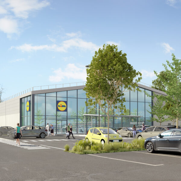 Réhabilitation cellule commerciale en Lidl à Tourcoing